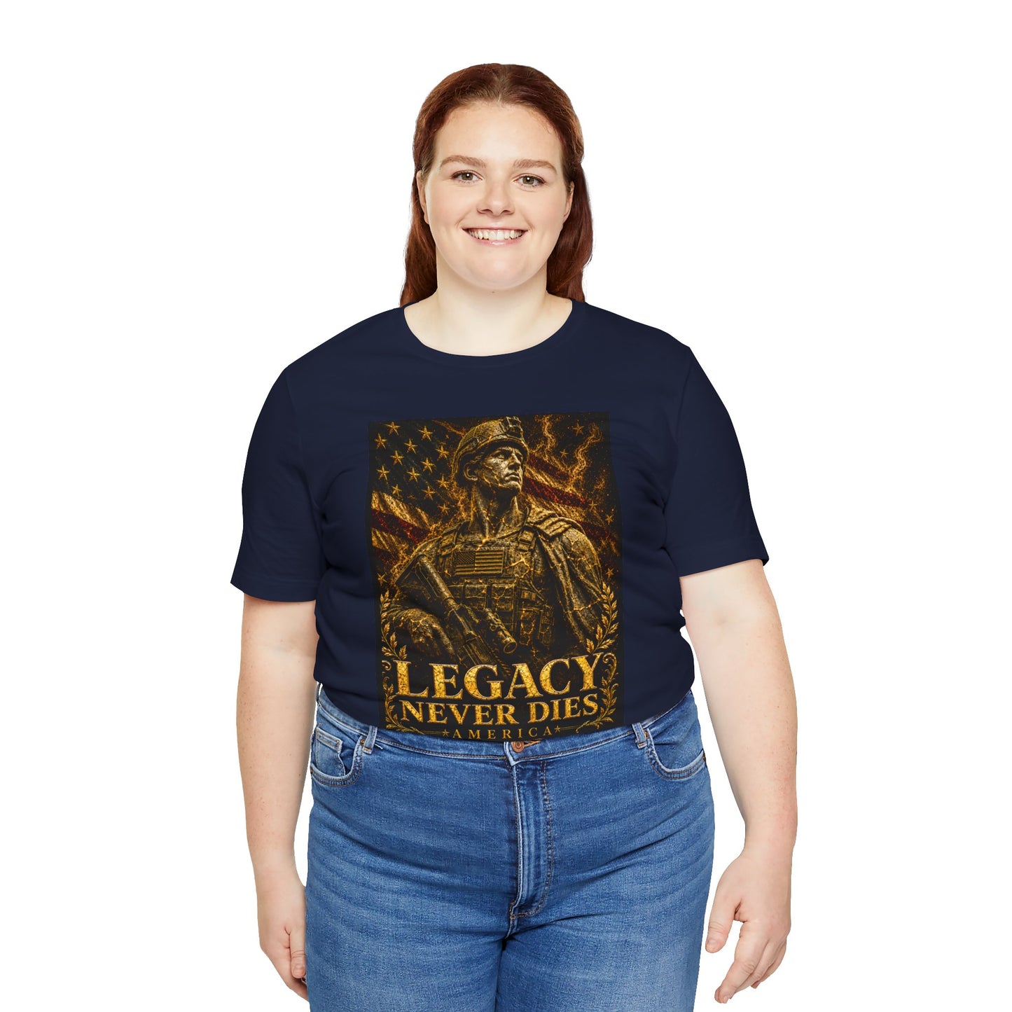 Legacy Never Dies 250th Anniversary -Unisex Jersey Short Sleeve Tee