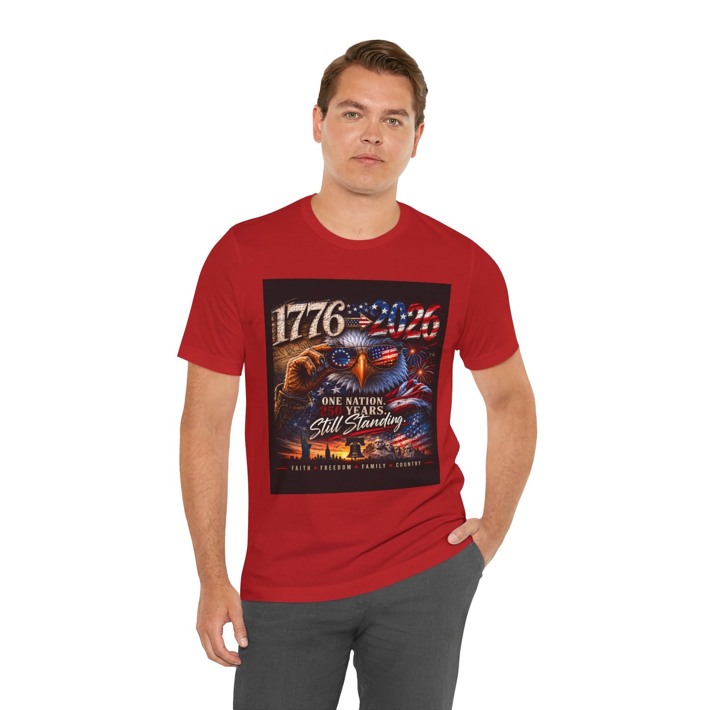 1776–2026 Patriotic Eagle Tee — "One Nation, Still Standing" Fourth of July Shirt