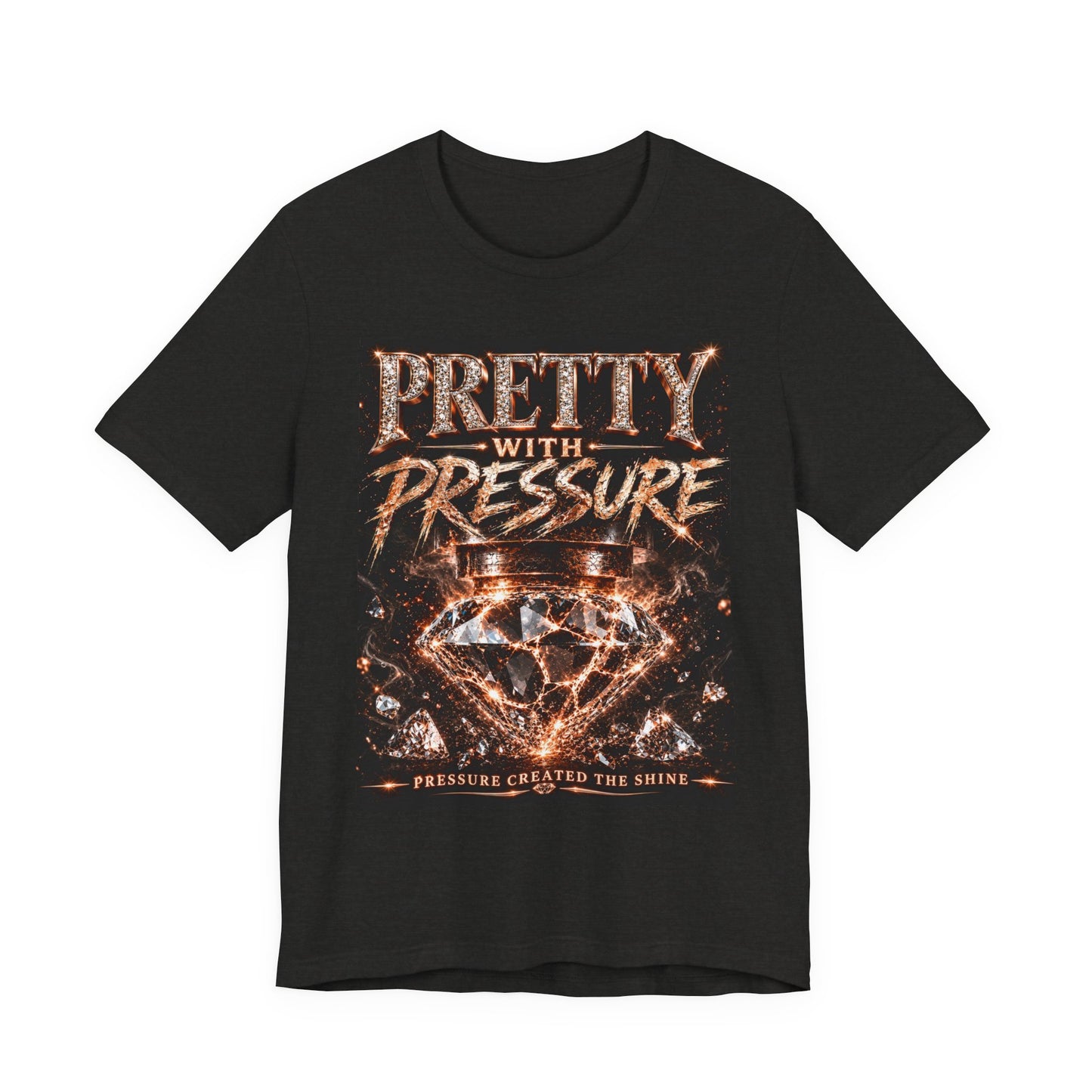 Pretty With Pressure Graphic Tee — Edgy Vintage Rock Band Shirt
