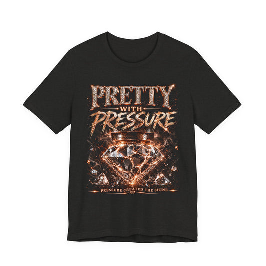 Pretty With Pressure Graphic Tee — Edgy Vintage Rock Band Shirt