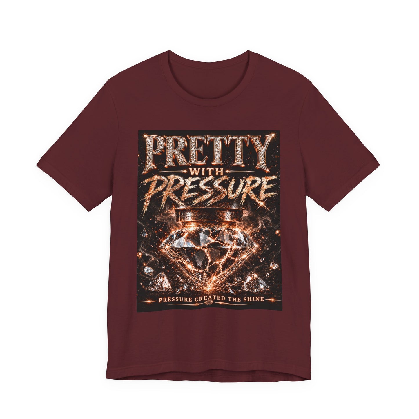 Pretty With Pressure Graphic Tee — Edgy Vintage Rock Band Shirt