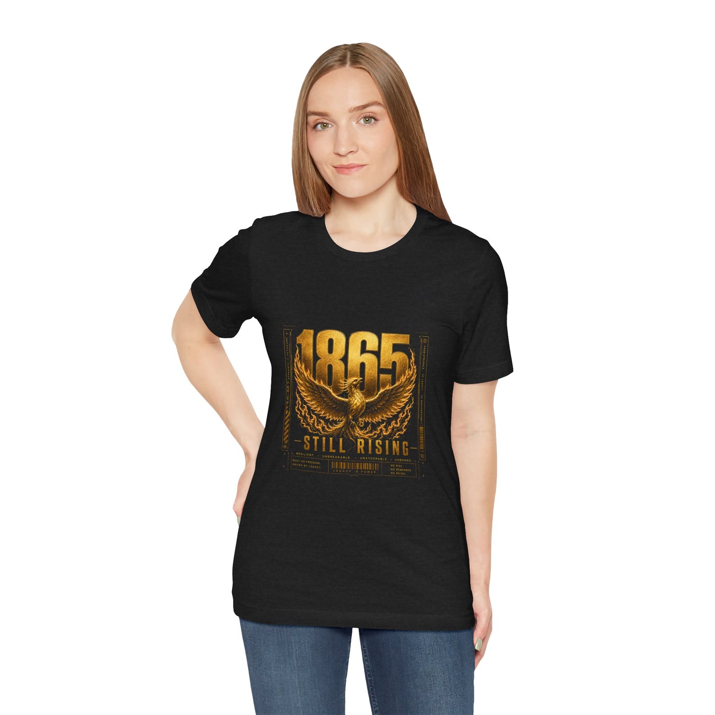 T-Shirt — 1865 Still Rising Golden Wings Memorial Tee