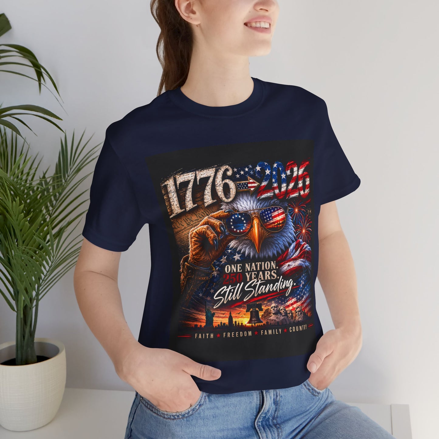 1776–2026 Patriotic Eagle Tee — "One Nation, Still Standing" Fourth of July Shirt