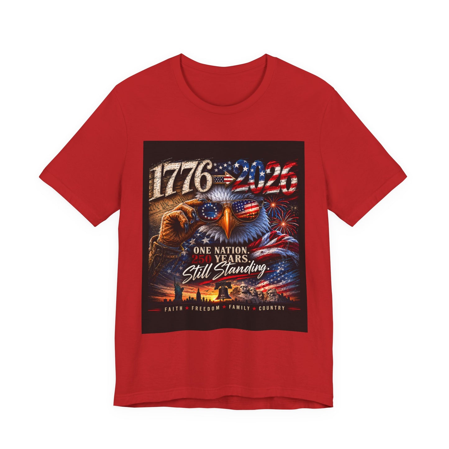 1776–2026 Patriotic Eagle Tee — "One Nation, Still Standing" Fourth of July Shirt
