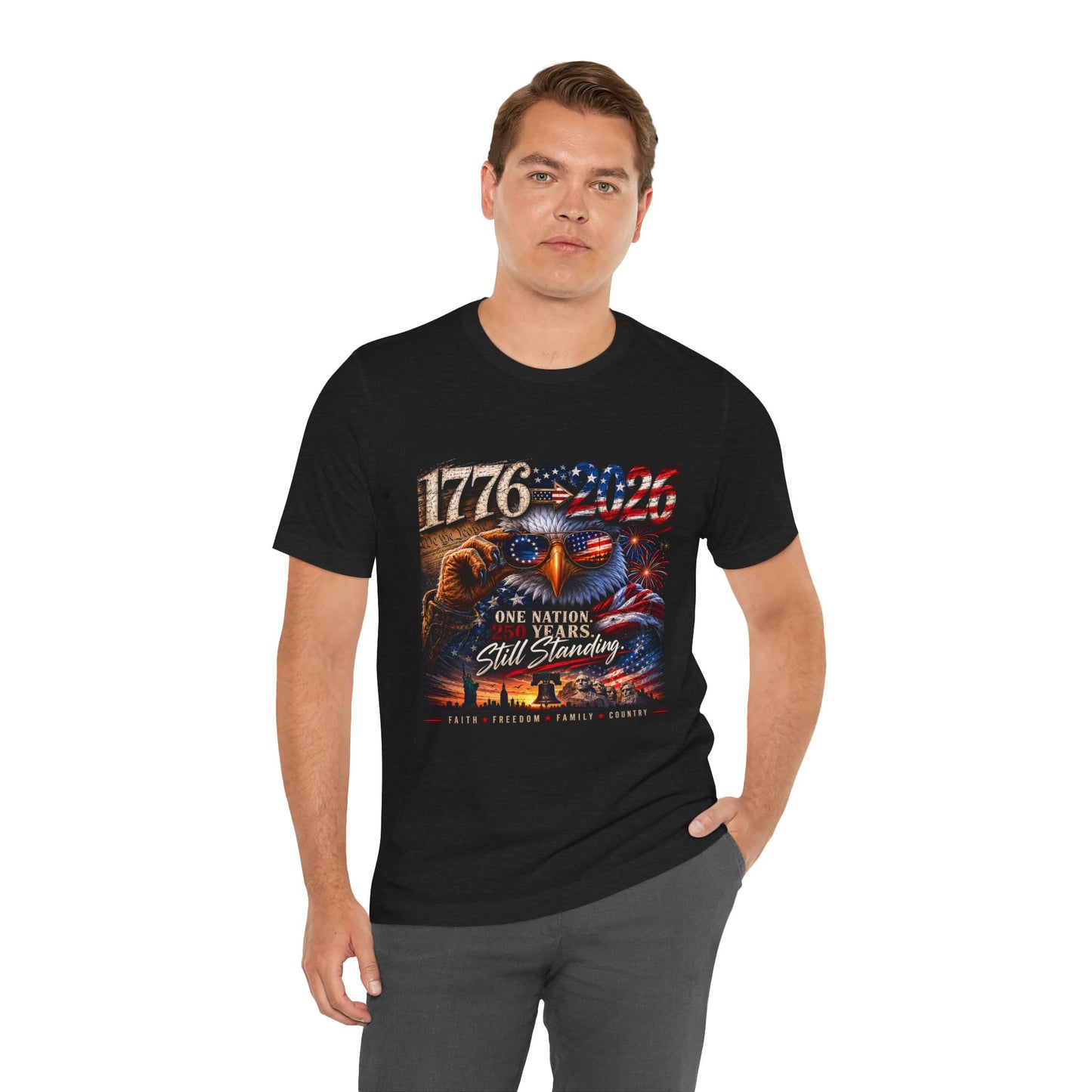 1776–2026 Patriotic Eagle Tee — "One Nation, Still Standing" Fourth of July Shirt