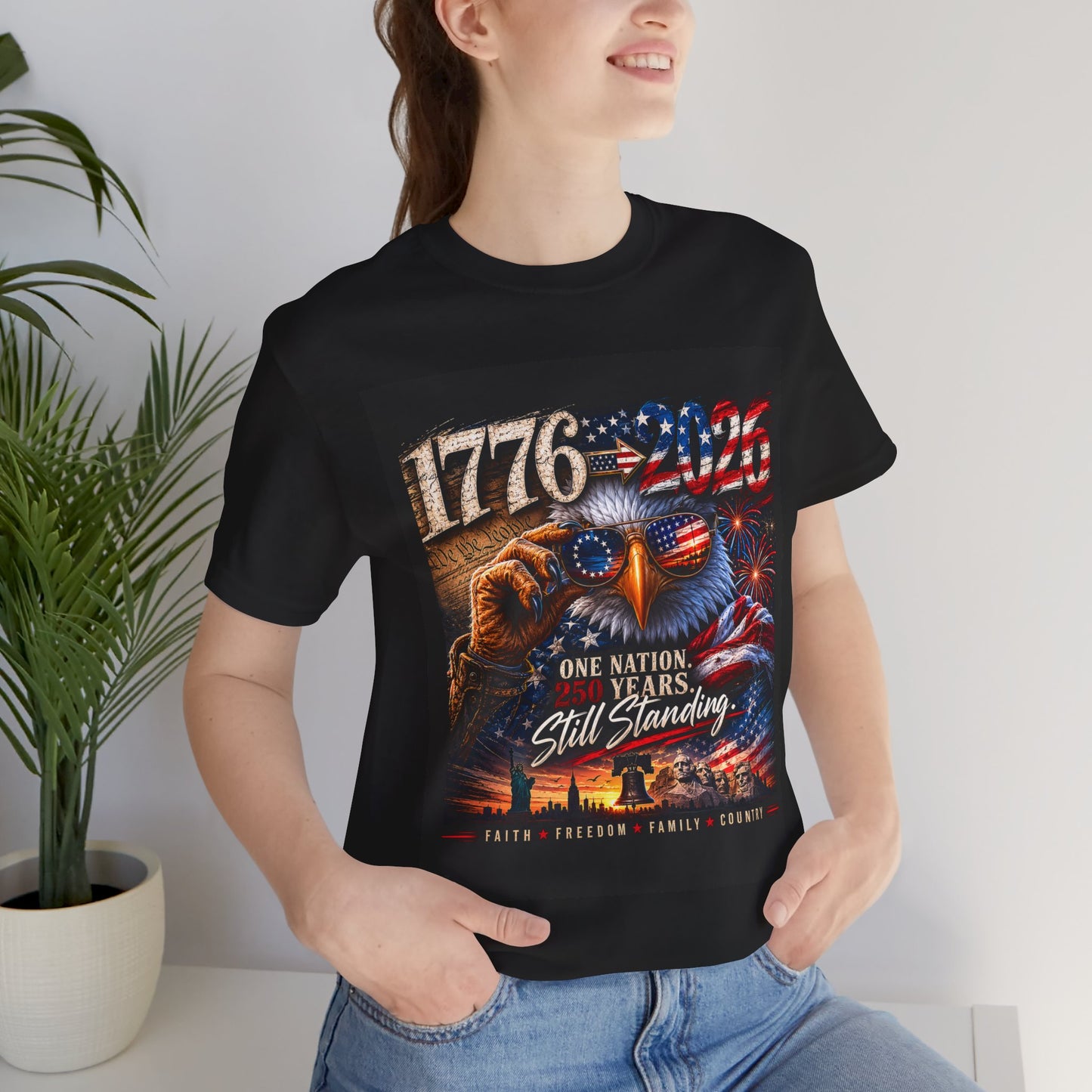 1776–2026 Patriotic Eagle Tee — "One Nation, Still Standing" Fourth of July Shirt
