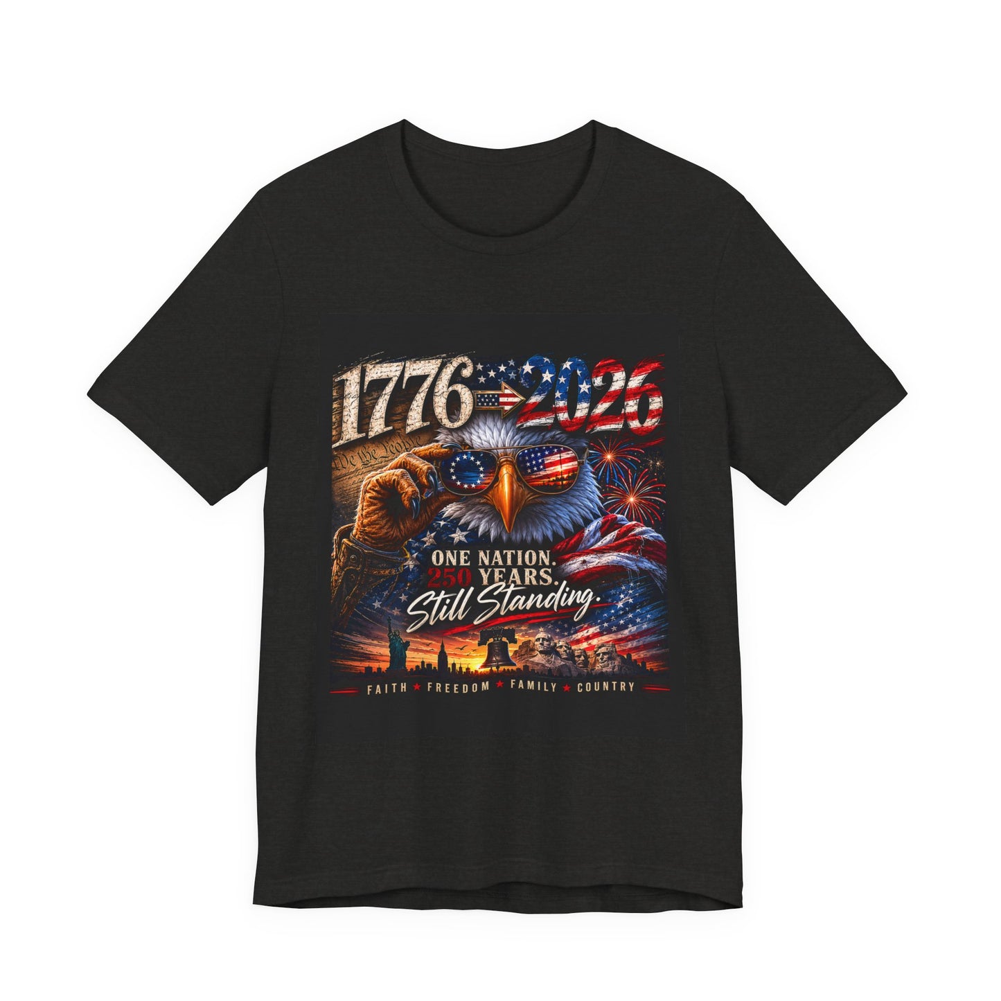 1776–2026 Patriotic Eagle Tee — "One Nation, Still Standing" Fourth of July Shirt