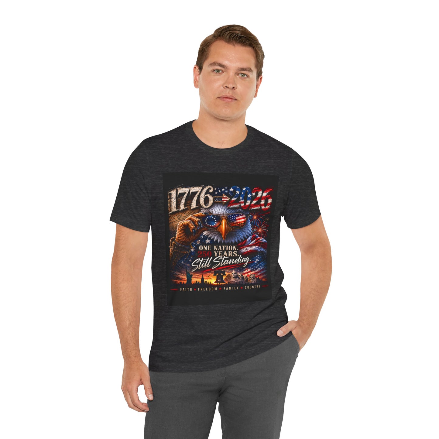 1776–2026 Patriotic Eagle Tee — "One Nation, Still Standing" Fourth of July Shirt