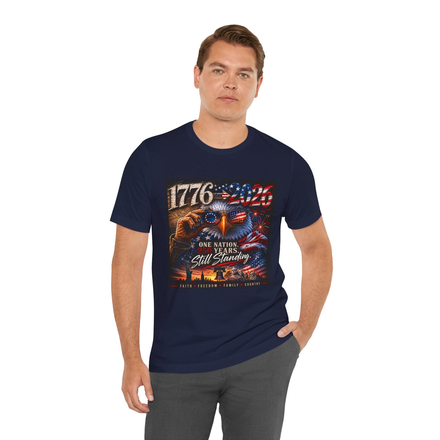 1776–2026 Patriotic Eagle Tee — "One Nation, Still Standing" Fourth of July Shirt