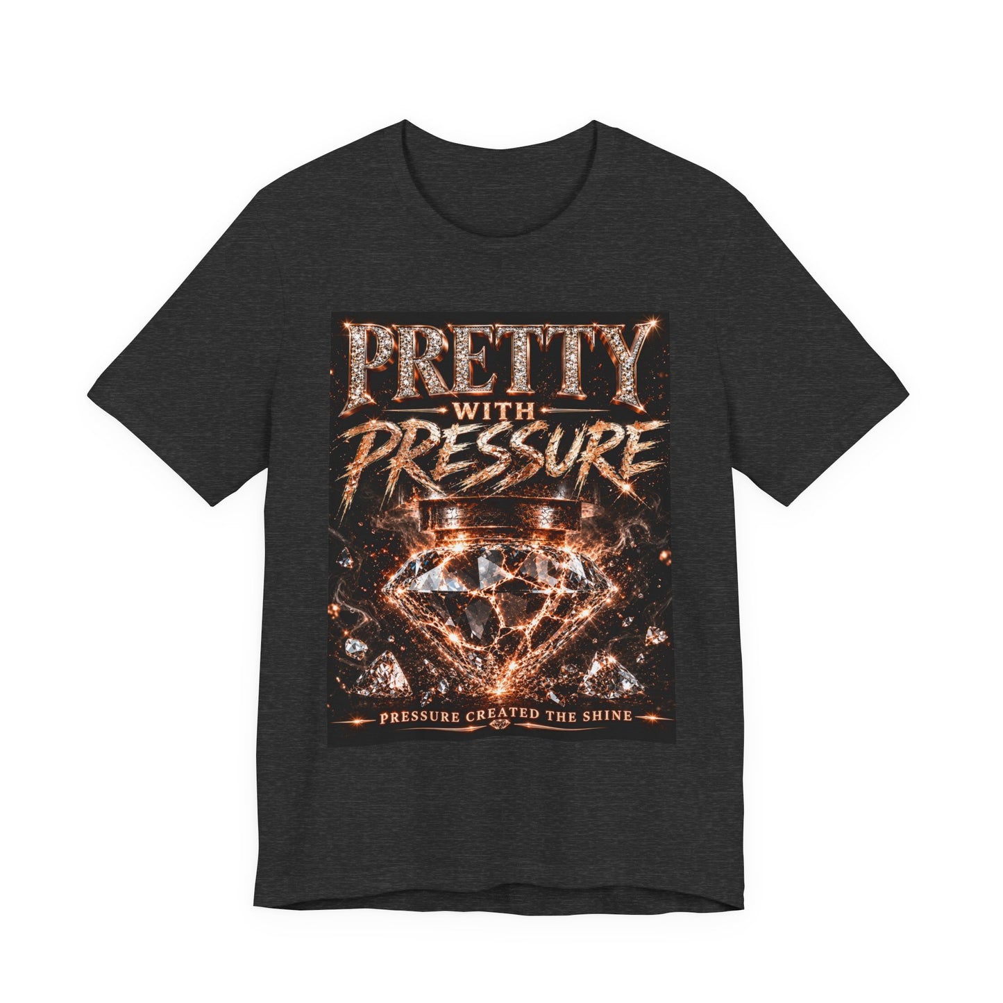 Pretty With Pressure Graphic Tee — Edgy Vintage Rock Band Shirt