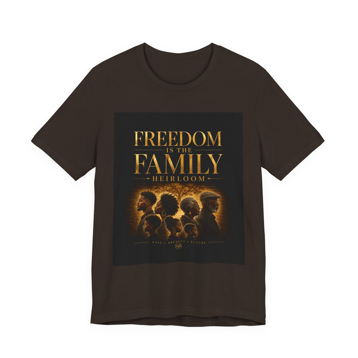 Freedom is the Family Heirloom Tee — Vintage Family Portrait Graphic T-Shirt