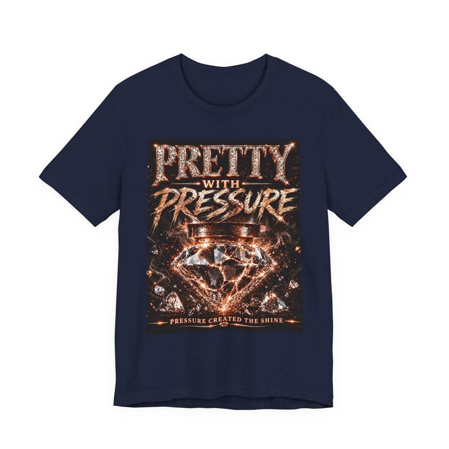 Pretty With Pressure Graphic Tee — Edgy Vintage Rock Band Shirt