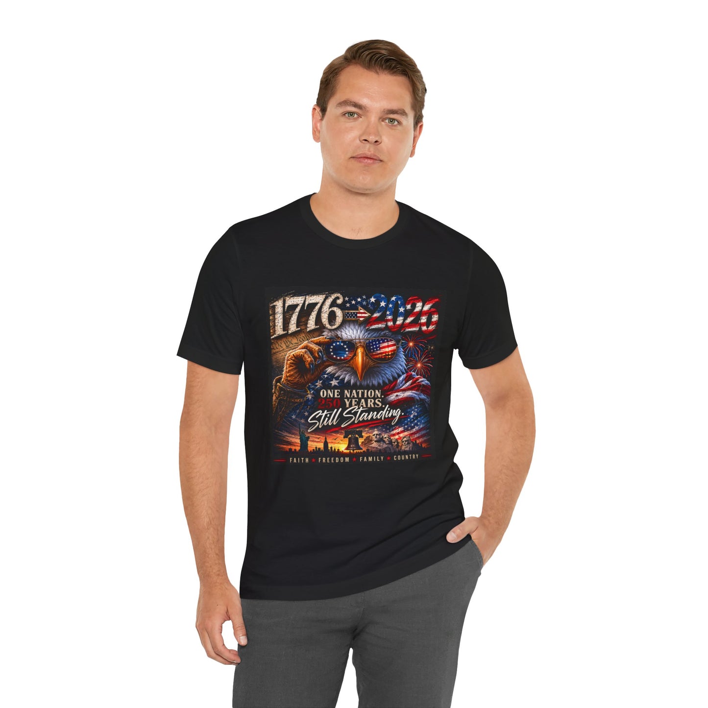 1776–2026 Patriotic Eagle Tee — "One Nation, Still Standing" Fourth of July Shirt