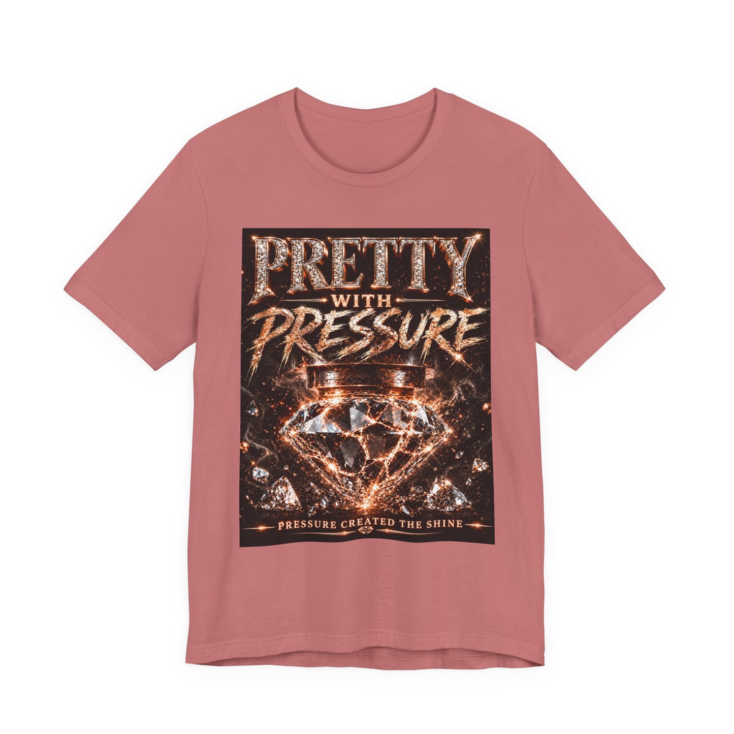 Pretty With Pressure Graphic Tee — Edgy Vintage Rock Band Shirt