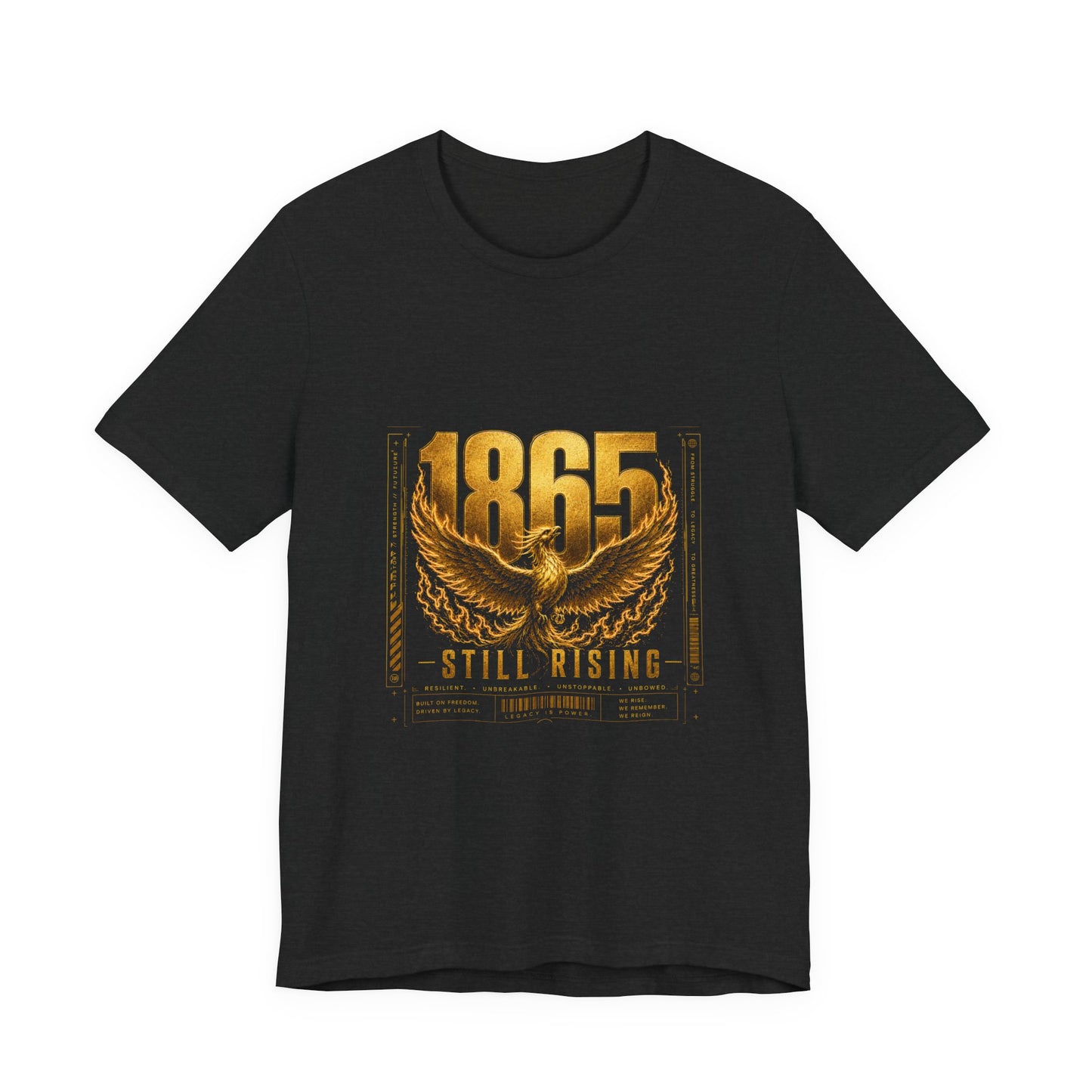 T-Shirt — 1865 Still Rising Golden Wings Memorial Tee