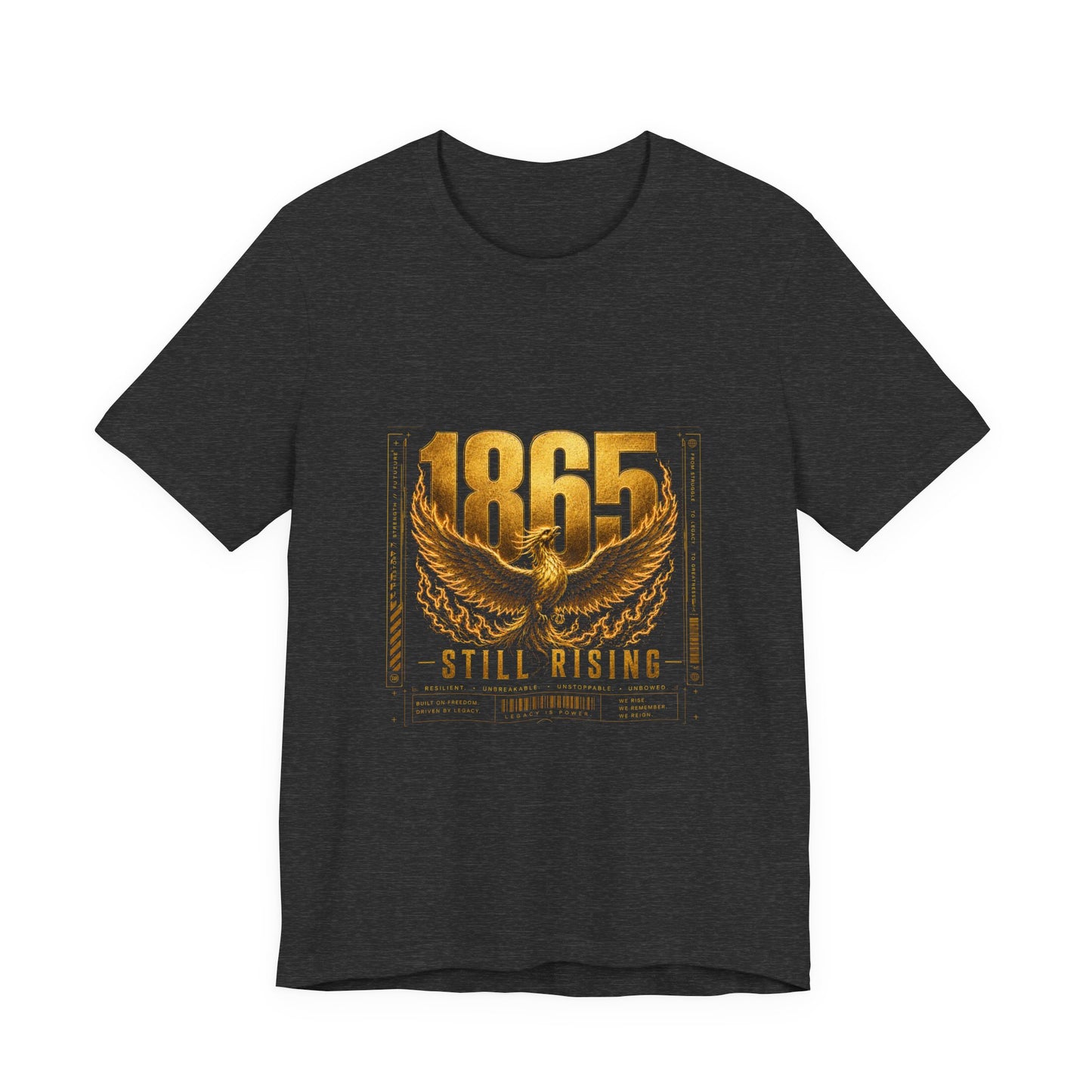 T-Shirt — 1865 Still Rising Golden Wings Memorial Tee