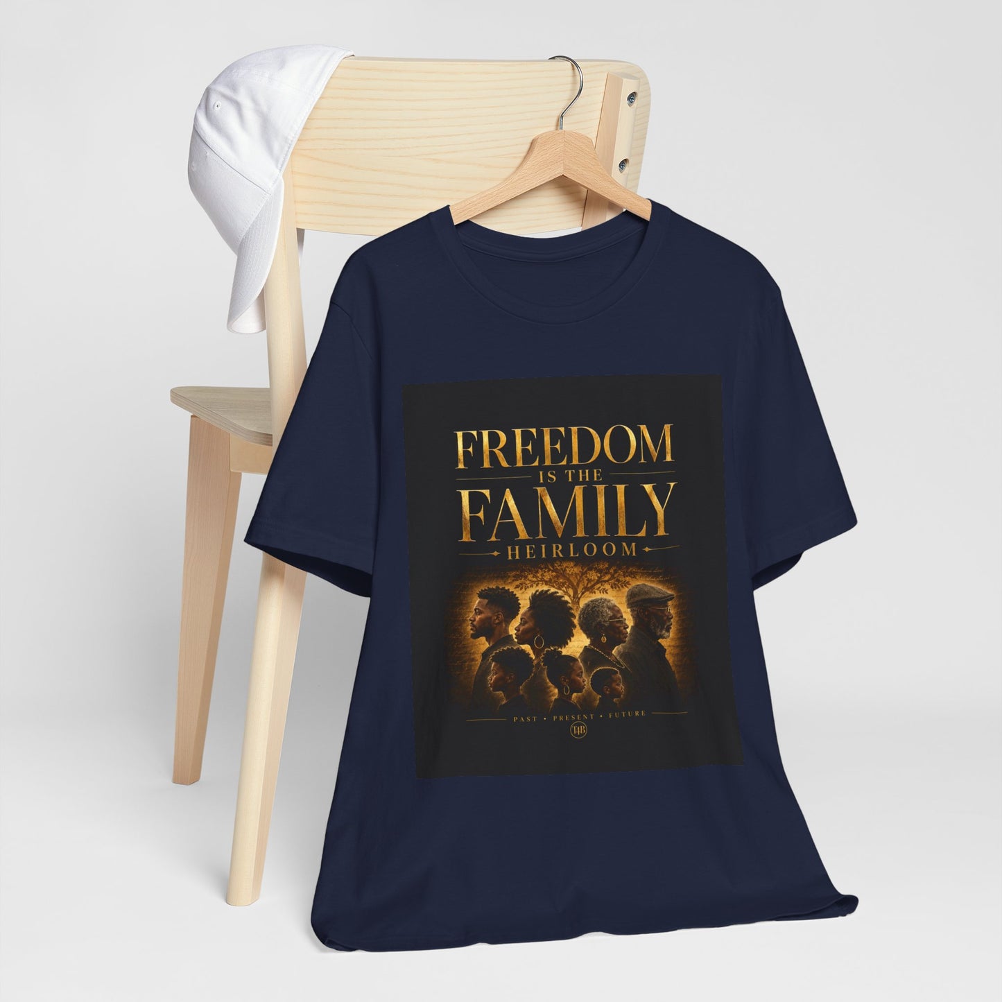 Freedom is the Family Heirloom Tee — Vintage Family Portrait Graphic T-Shirt