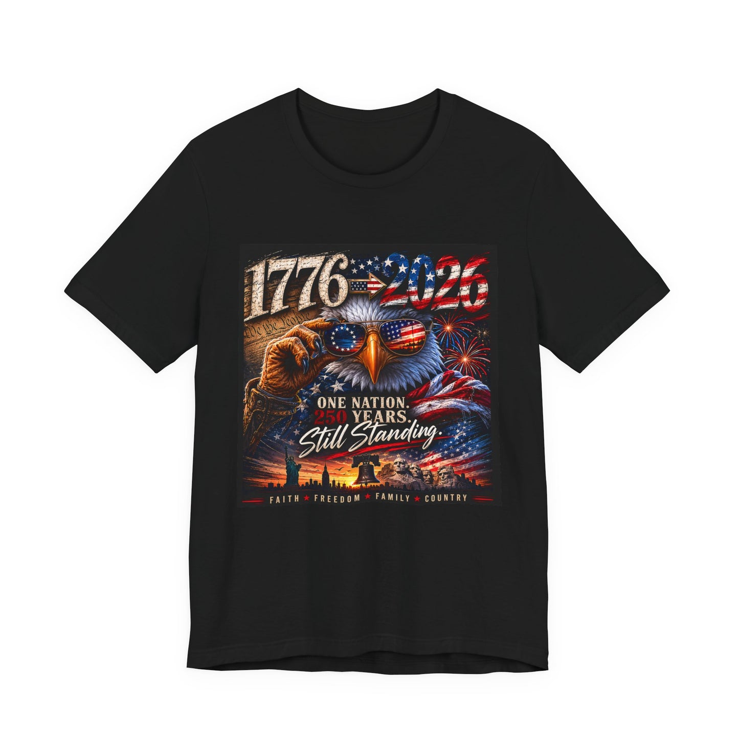 1776–2026 Patriotic Eagle Tee — "One Nation, Still Standing" Fourth of July Shirt
