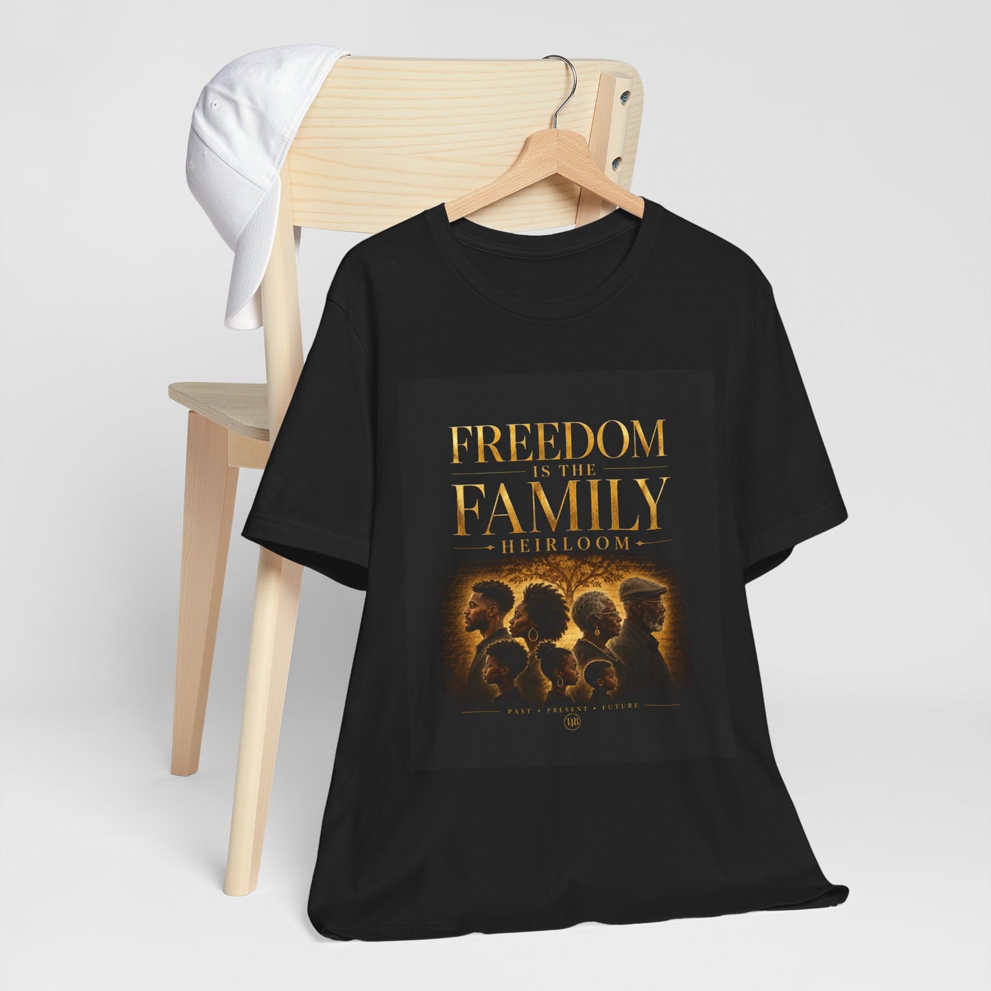 Freedom is the Family Heirloom Tee — Vintage Family Portrait Graphic T-Shirt