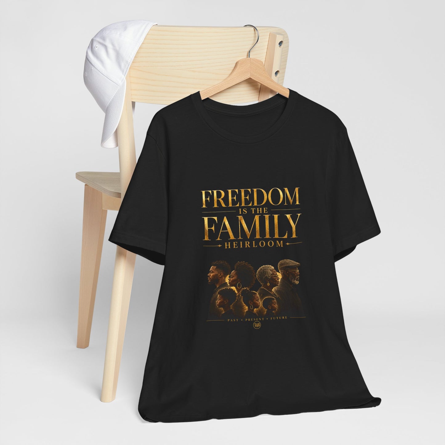Freedom is the Family Heirloom Tee — Vintage Family Portrait Graphic T-Shirt