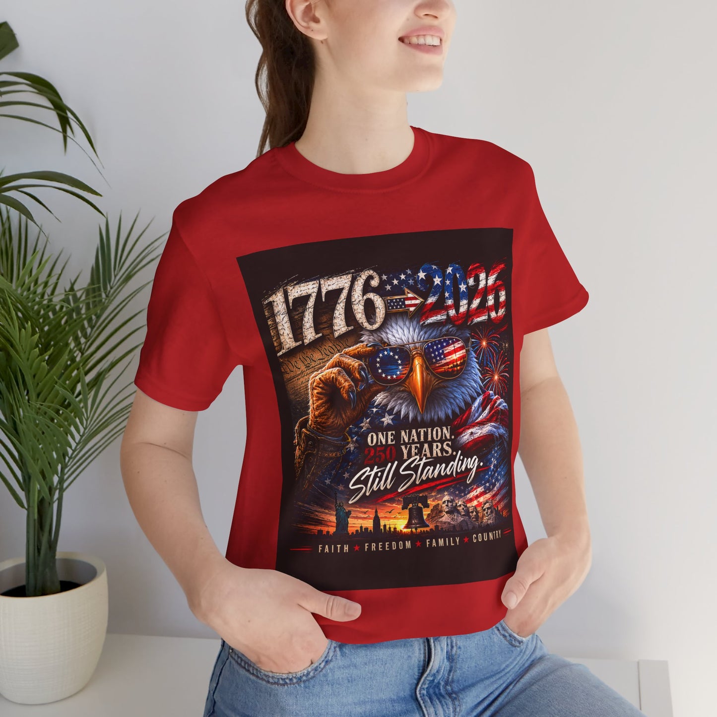 1776–2026 Patriotic Eagle Tee — "One Nation, Still Standing" Fourth of July Shirt