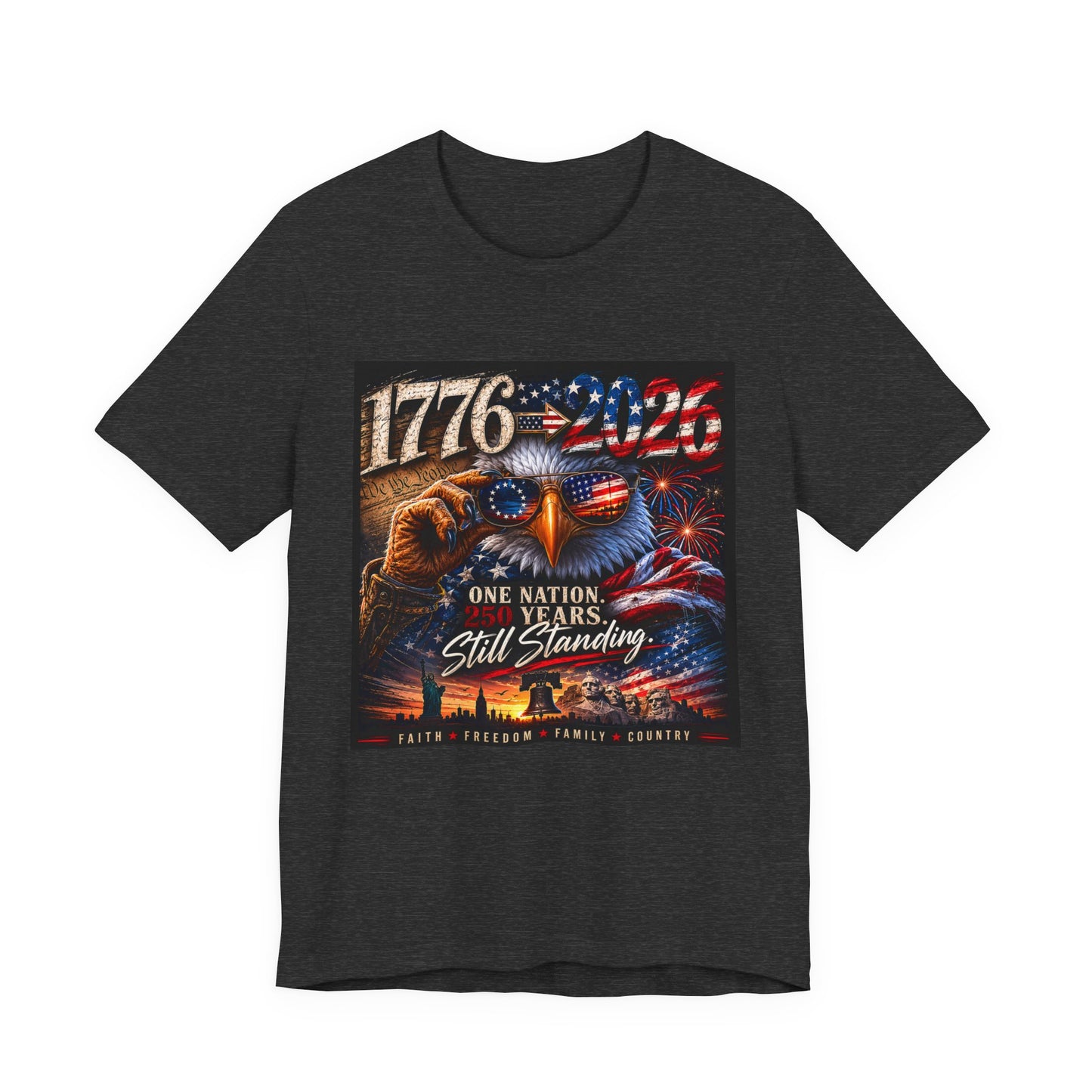 1776–2026 Patriotic Eagle Tee — "One Nation, Still Standing" Fourth of July Shirt