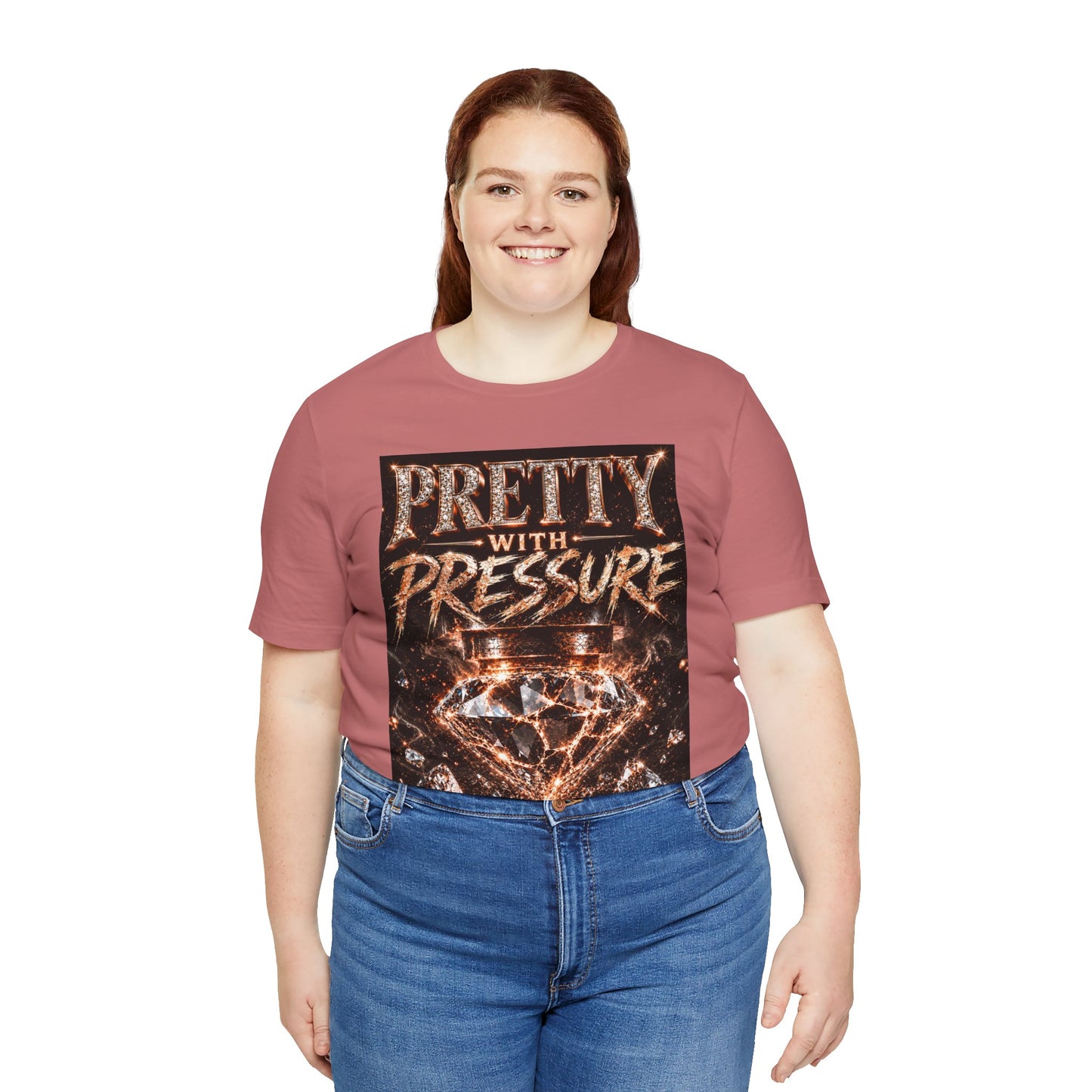 Pretty With Pressure Graphic Tee — Edgy Vintage Rock Band Shirt