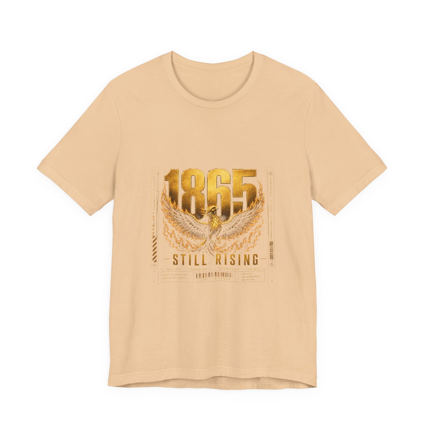 T-Shirt — 1865 Still Rising Golden Wings Memorial Tee