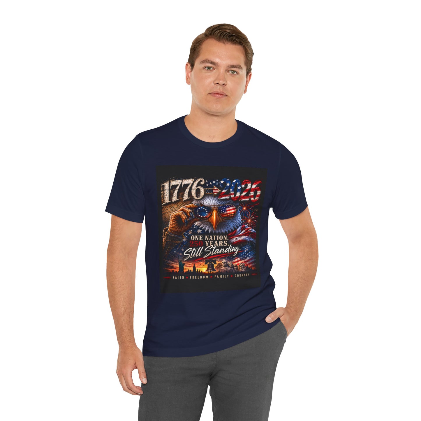 1776–2026 Patriotic Eagle Tee — "One Nation, Still Standing" Fourth of July Shirt