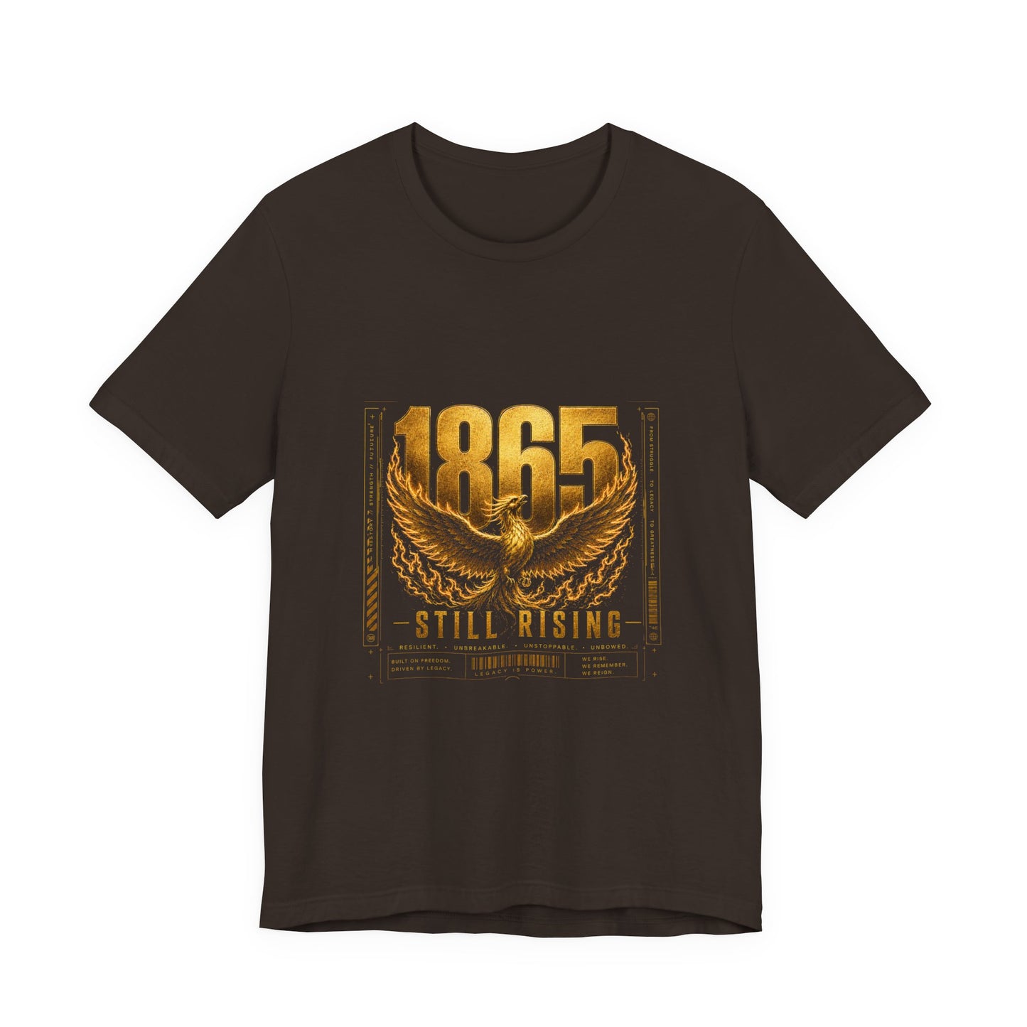 T-Shirt — 1865 Still Rising Golden Wings Memorial Tee