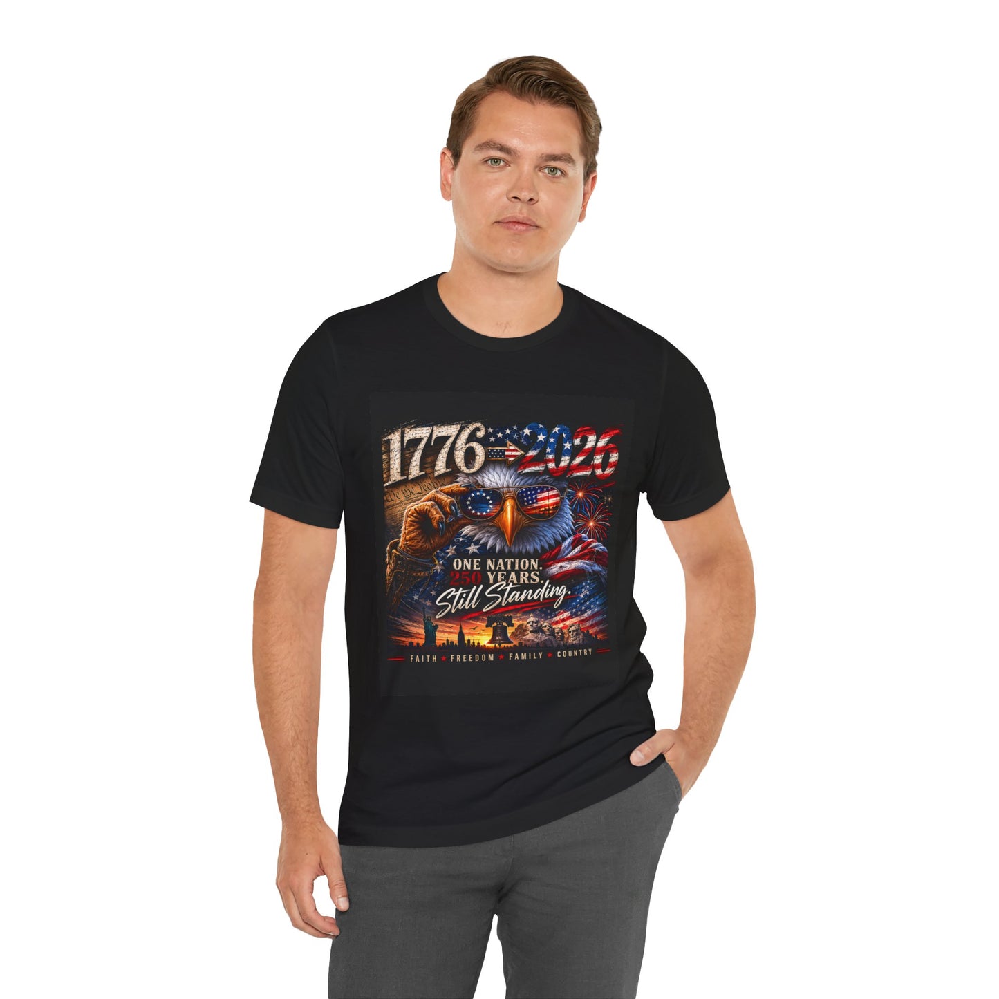 1776–2026 Patriotic Eagle Tee — "One Nation, Still Standing" Fourth of July Shirt