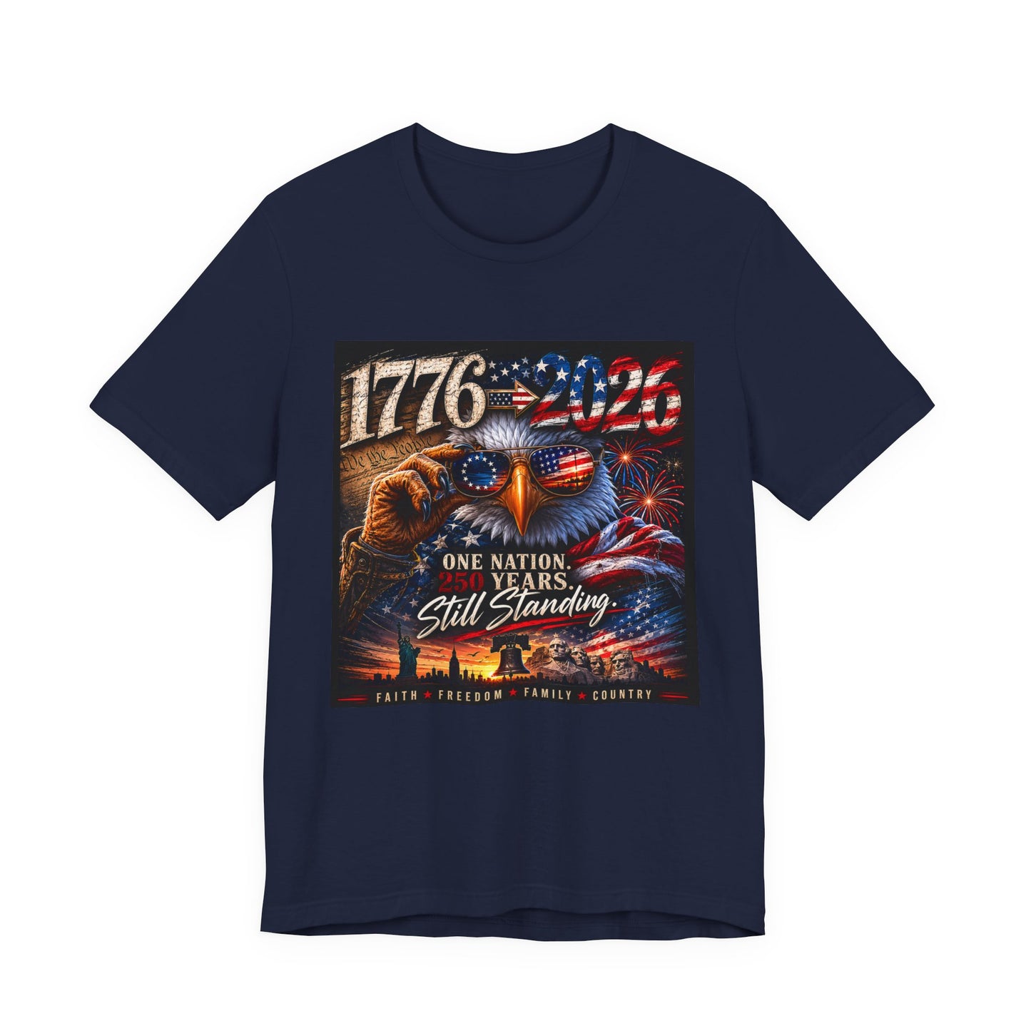 1776–2026 Patriotic Eagle Tee — "One Nation, Still Standing" Fourth of July Shirt