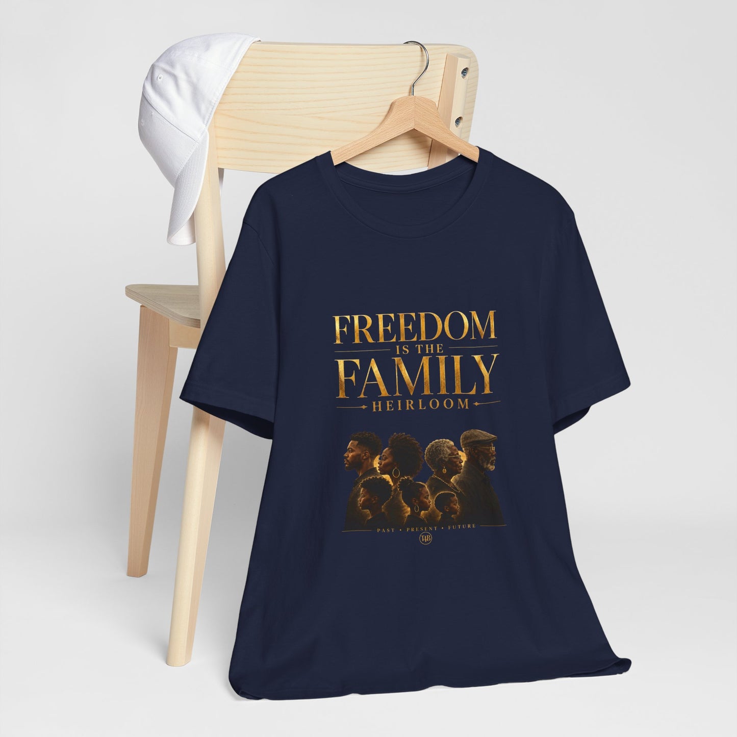 Freedom is the Family Heirloom Tee — Vintage Family Portrait Graphic T-Shirt