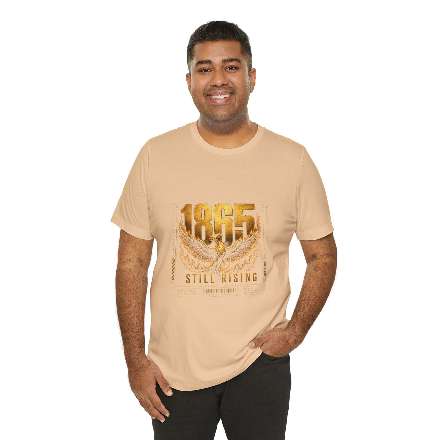 T-Shirt — 1865 Still Rising Golden Wings Memorial Tee