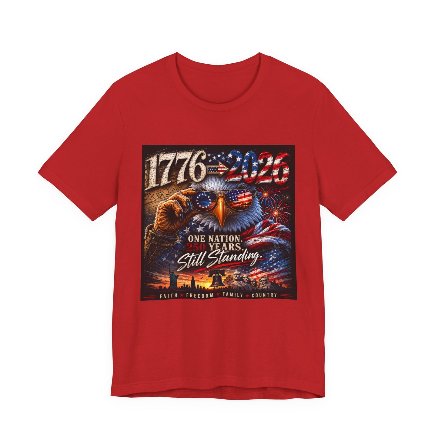 1776–2026 Patriotic Eagle Tee — "One Nation, Still Standing" Fourth of July Shirt