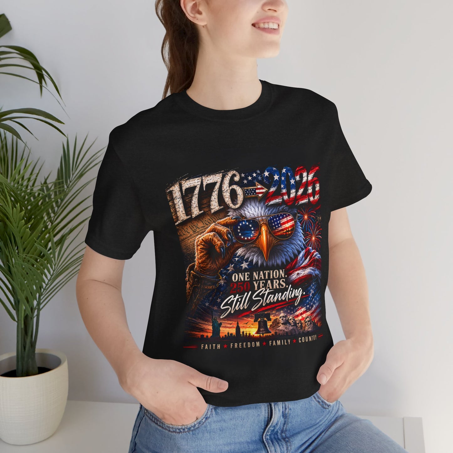 1776–2026 Patriotic Eagle Tee — "One Nation, Still Standing" Fourth of July Shirt