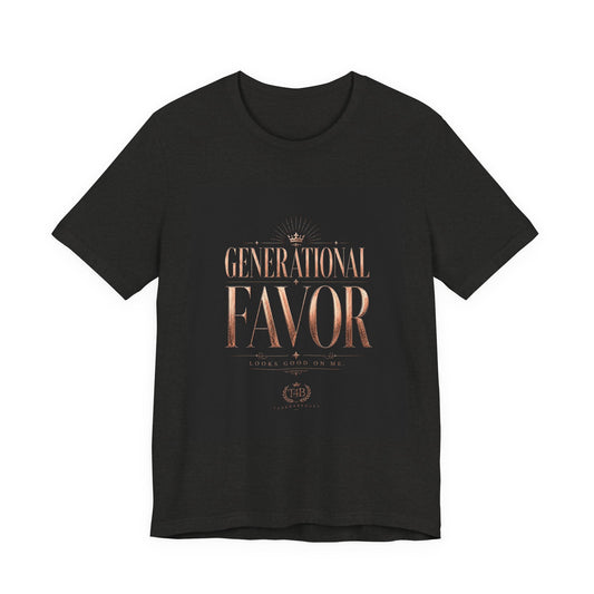Generational Favor Tee — Inspirational Faith Graphic T-Shirt