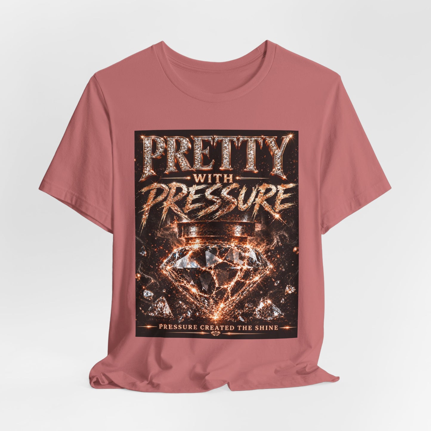 Pretty With Pressure Graphic Tee — Edgy Vintage Rock Band Shirt